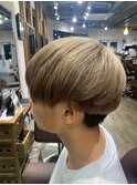 軽やかハイトーン、抜け感マッシュで差をつける◎ブリーチ