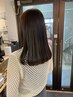 カット＋透明感カラー＋毛髪強化TR【長崎/.韓国/ショートヘア/縮毛矯正】