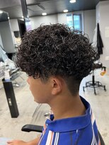 ライズ 渋谷店(RISE)&nbsp;マッシュ刈り上げスパイラルプードルパーマ