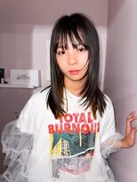 アンドコー(Andco)&nbsp;【Andco】シースルーバング×ナチュラルストレートミディ