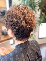 アトリエアルシュ(atelier ARCHE) 外国人風強めくるくるパーマ,ショートボブ