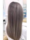 透明感/グレージュ/アッシュカラー/ミルクティーグレージュ/艶髪