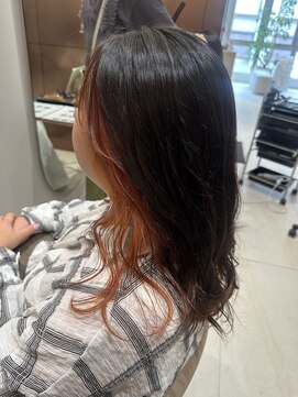 ビオラバイフーガ 綱島(Viola by FUGA) インナーカラー＊オレンジカラー＊綱島美容室