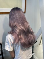 マニア(mania.)&nbsp;パープルシルバーラベンダーベージュハイトーングレージュロング