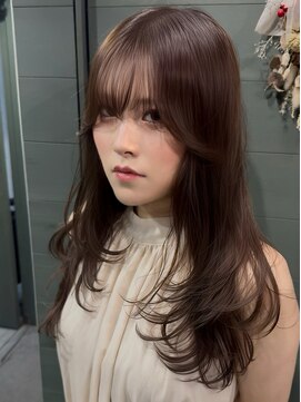 マーシュ ルーヴェ(marshu Luve) 大人かわいい韓国レイヤー×透け感モカブラウン