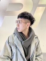 ピエドプールポッシュ(PiED DE POULE POCHE)&nbsp;メンズ × ニュアンスパーマ