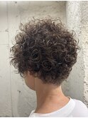 新宿　外国人風ショートスパイラルパーマ　RYO