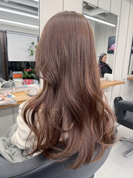 バルベストーキョーサウス(BARBES TOKYO SOUTH) ブリーチなしWカラーで柔らかペールシルバーベージュ髪【RISA】