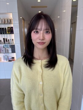 スノッブサンク(Snob ciNQ) ミディアムレイヤー/顔まわりレイヤー/ミディアムヘア