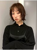 顔周りレイヤーカットくびれヘアミルクティーベージュカラー韓国