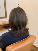 アッシュグレーカラー×ふんわり仕上げ【稲毛/稲毛駅】