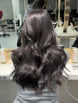 ロンドメリア 天神大名店(Lond Melia) 黒髪カタログ/オリーブグレー/ココアベージュ/に見せるヘア