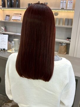 セプト 天神大名(SEPT.) オレンジベージュ セミロン グ髪質改善 ダブルカラー 暖色