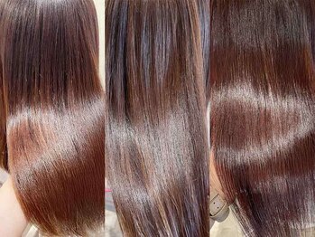 シー 岡崎(,SHE)の写真/誰かと同じヘアケアではなくあなたに合ったトリートメントを選定！韓国式髪質改善コモレビトリートメント
