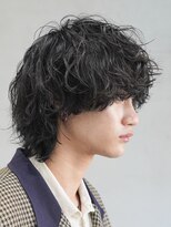 フィフス 大分(fifth)&nbsp;大分シャドウパーマメンズカットラウンドマッシュツーブロック
