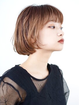 インセプション 銀座(INCEPTION) 前下がりショート・ボブ/絶壁解消/前髪あり/40代/30代/外ハネ