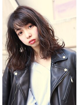 ラフィス ヘアー ホーム JR尼崎店(La fith hair Home) エフォートレスシック@ほつれウェーブミディ