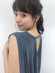 【原宿,表参道】たまねぎヘアセットTierra毛利仁美ポニーテール