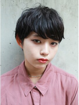 ラボ(Ravo) [Ravo]黒髪くせ毛風ハンサムショート