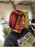 似合わせカットメルティカラー着物フェミニンロング