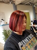 ヘアーメイク コラソン(hair make corazon)&nbsp;似合わせカットメルティカラー着物フェミニンロング