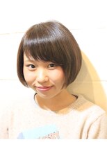 ディ シェーレ 磯子本店(die schere)&nbsp;フォルムが可愛い！流しバンクボブ♪