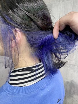 パレット 町田店(PALETTE) ブルーのインナーカラー☆ 町田/町田駅/JR町田駅