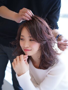 フラッグ ヘアー 天神西通り店(Flag HAIR) 大人のミディアム☆