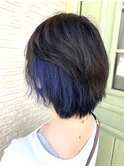 インナーカラー ネイビー  20代/30代/40代