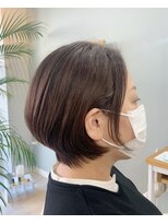 サイイン(saiin)&nbsp;グレーブラウンショート