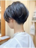 【morio池袋】綺麗でかっこいい黒髪ショート♪