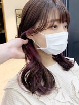 ネオリーブ クーロ(Neolive curro)&nbsp;インナーカラーイヤリングカラー×美髪ミディ[横浜/東神奈川]23