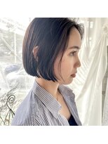 ジジ ヘアワークス(gigi hair works)&nbsp;レザーカットのミニボブ☆
