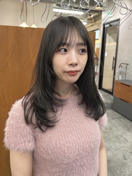 ニール シトロン 名古屋 伏見 丸の内(NEELU citron) 【Neelu_rie】レイヤー×グレージュ