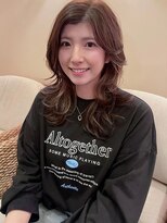 トップヘアスパアンドリゾート 鳴海(TOP HAIR spa&resort) 大人かわいいレイヤースタイル/カーキベージュ