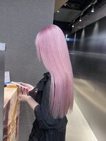 ペレ 栄店(PELE) 前髪/マチルダボブ/ピンクベージュ/インナーグレージュ/栄