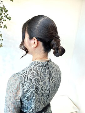 ゼスト 中野店(ZEST) 【ZEST中野/KOTOMI】タイトシニヨン/お呼ばれヘア