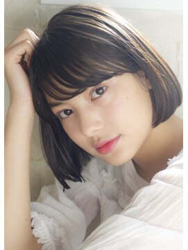 ガーランド (Garland) 切りっぱなしボブ/顔周りレイヤー/前髪/原宿神宮前