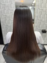 アローズ 久留米店(arose)&nbsp;大人可愛い透明感立体感グレージュ×エアストレート