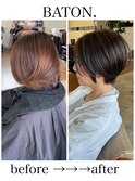 大人可愛いマッシュショートヘア☆