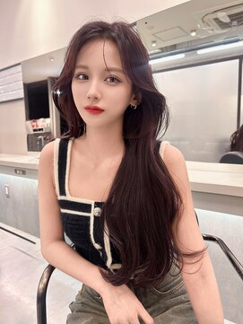 リリー(Lilley) 【lilley 稲永麻衣】レイヤーカット+ダブルカラー+韓国ヘア