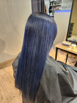 ウェーブ(WAVE) 【ロングの方必見】ブルーからー/美髪/艶髪/ブルーブラック