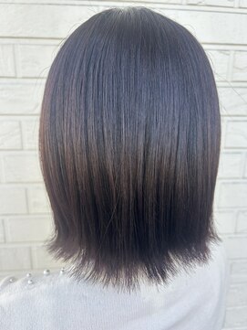 アンジュ 篠ノ井店(ange) プツンボブ×ピンクブラウン