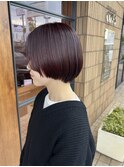 前上がりボブ
