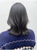 ミディアムくびれヘア顔周りレイヤー美髪_ba498051