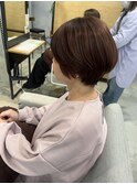 ショートヘア/ピンクブラウン/ショートカット[札幌美容室LINDA]