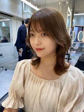 ハローバイシー 仙台(Hello by Sea) イメチェン×外はねボブ[ワイドバング/韓国]