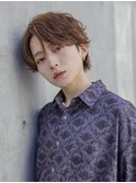 小久保styleフェザーパーマフェザーショートグレーエンドカラー