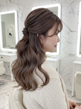 アオアクア バイ グルグル 小岩店(ao akua by GULGUL) 小岩/レイヤーカット/ダブルカラー/ブリーチなしカラー/顔周り