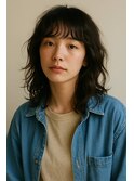 ラフに決まる癖毛風ニュアンスパーマ/レイヤーパーマ